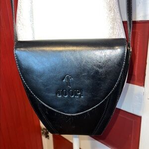 Vintage 90’s Joop! Black Leather Crossbody Bag